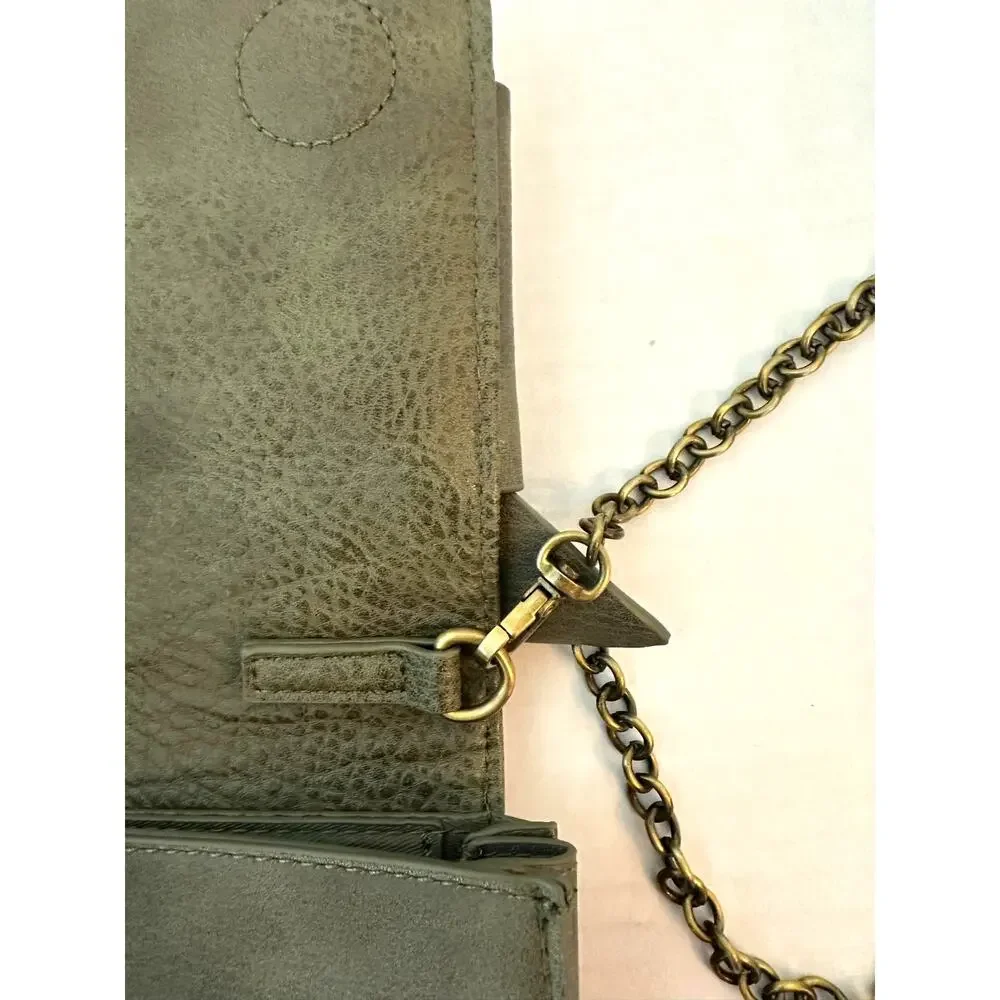 Anthropologie Bella Bow Vegan Leather Crossbody Bag